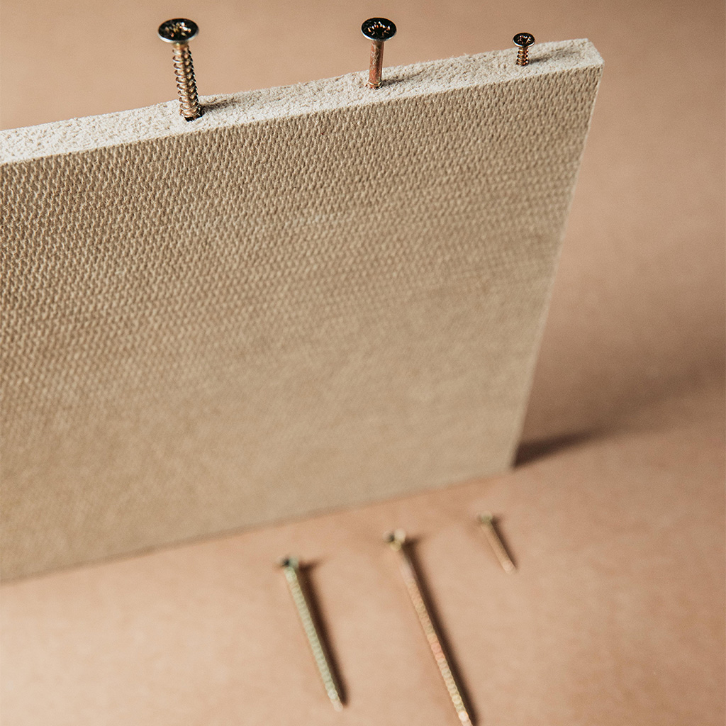 screwable fibreboard no slits