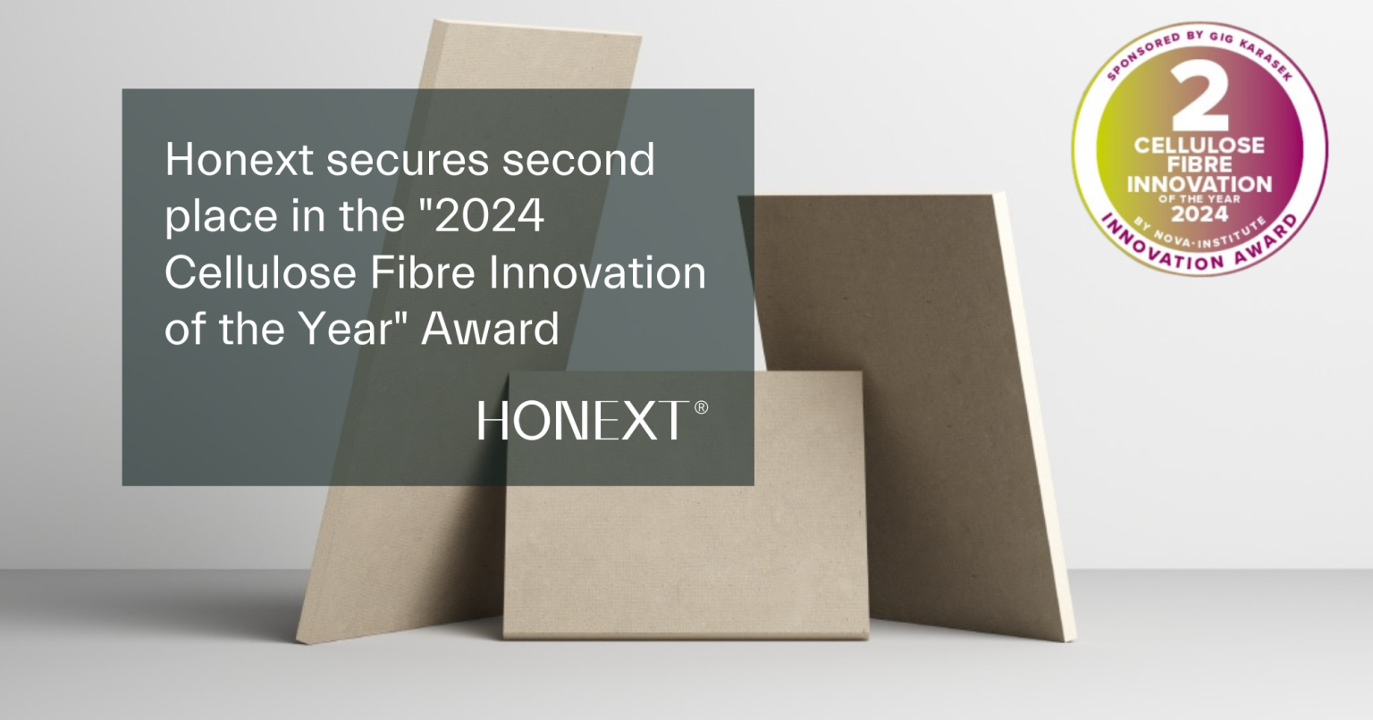 Honext secures in "Cellulose Fibre Innovation of the Year" Award