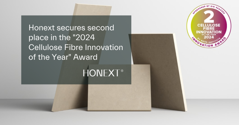 Honext secures in "Cellulose Fibre Innovation of the Year" Award