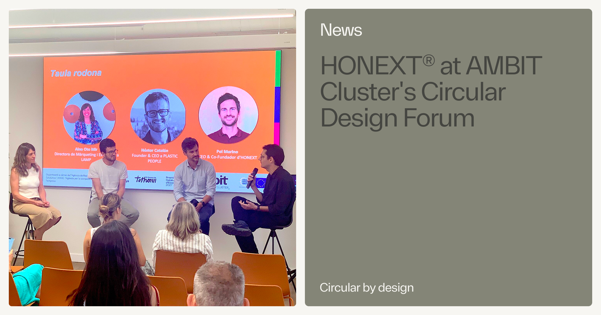 HONEXT® at AMBIT Cluster Circular Materials and Ecodesign