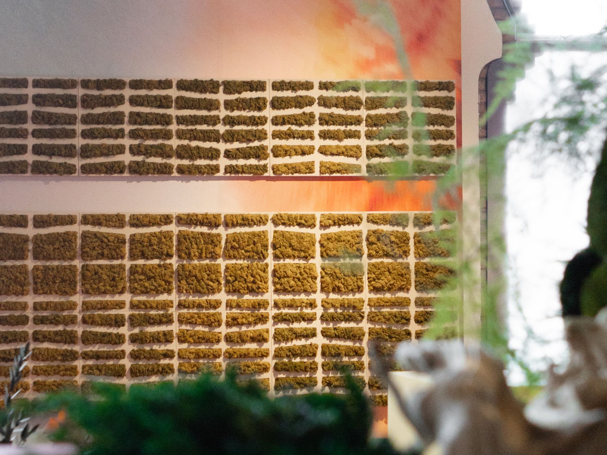 ALBUFERA biophilic wall cladding Made with HONEXT® at MIAD 2025, featured in the Alba installation by Welcome Design